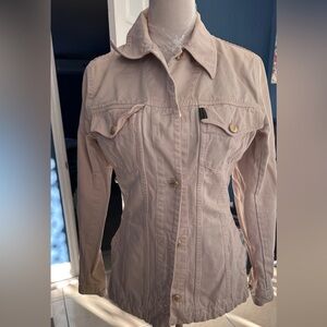 Women's Beige Jean Jacket